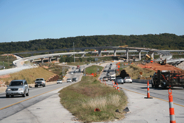 Work to rebuild the U.S. 60-U.S. 65 interchange is on schedule